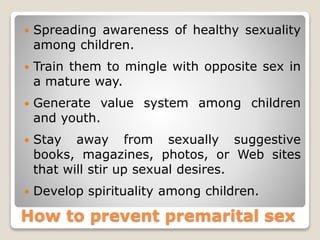 Premarital Sexual Activity